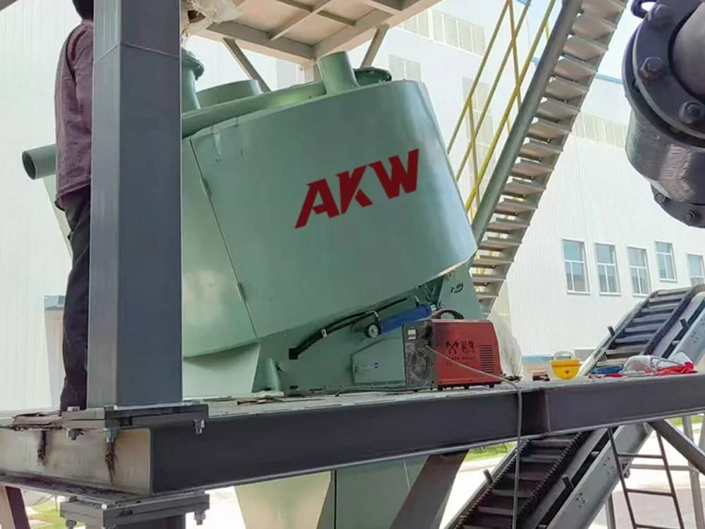 intensive mixer for building materials industry