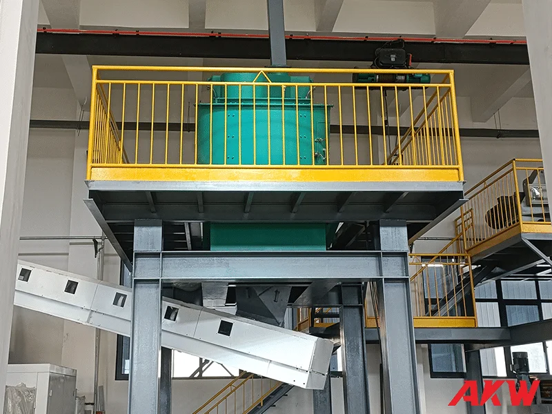 Интенсивный смеситель для огнеупорных материалов